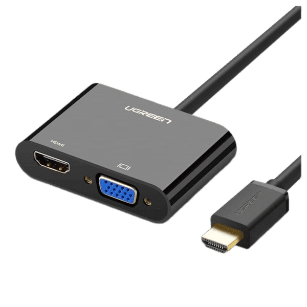 40744-1 تبدیل HDMI به HDMI و VGA و جک ۳.۵ میلیمتری یوگرین مدل CM۱۰۱ - Image 1