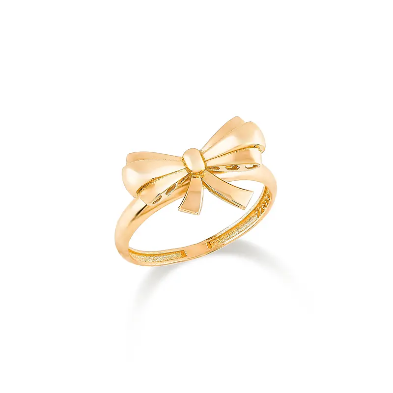 56694a4bf72c6002d5a869897145b1fc انگشتر زنانه طلا طرح پاپیون کد MT۸۲۹ - Image 1