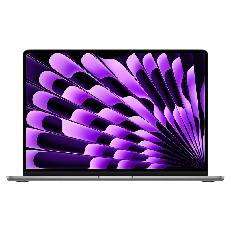 6a065231-e717-4602-b338-4a75ce9be877 لپ تاپ برند اپل مدل MacBook Air MRYN۳ - صفحه نمایش ۱۵.۳ اینچ - پردازنده M۳ - رم ۸ گیگابایت - ظرفیت ۵۱۲ گیگابایت SSD - رنگ خاکستری - Image 1