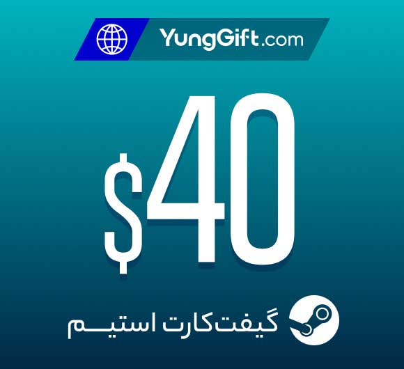8-3 خرید گیفت کارت ۴۰ دلاری استیم گلوبال - Image 1