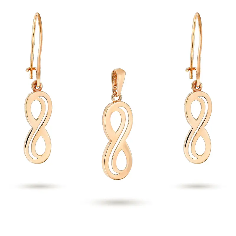 89ced66b67a87d0253f8d5feb08682a0 نیم ست زنانه طلا بی نهایت کد MT۶۹۶ - Image 1