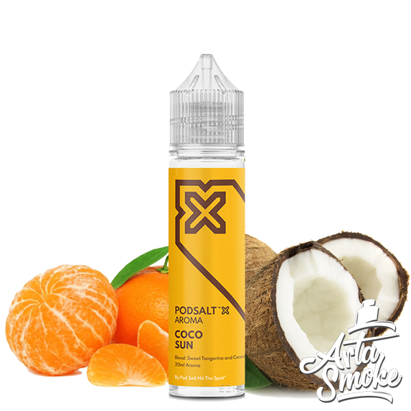 POD-SALT-COCO-SUN-1 جویس پادسالت نارنگی نارگیل POD SALT NEXUS COCO SUN - Image 1