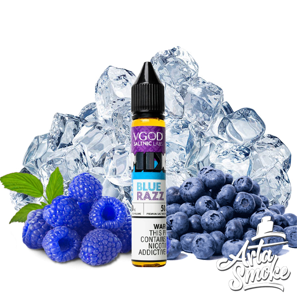 VGOD-BLUE-RAZZ-ICED-1 سالت ویگاد بلوبری تمشک یخ VGOD MIX BLUE RAZZ ICED - Image 1