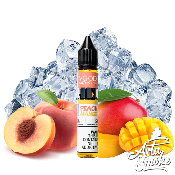 VGOD-PEACH-MANGO-ICED-1 سالت ویگاد انبه هلو یخ VGOD PEACH MANGO ICE - Image 1