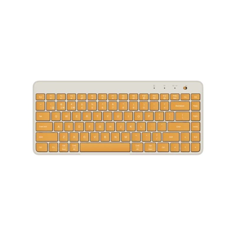 Xiaomi-2mode-keyboard-yellow کیبورد دو حالته و قابل حمل شیائومی – مدل MXBXJP۰۱YM - Image 1