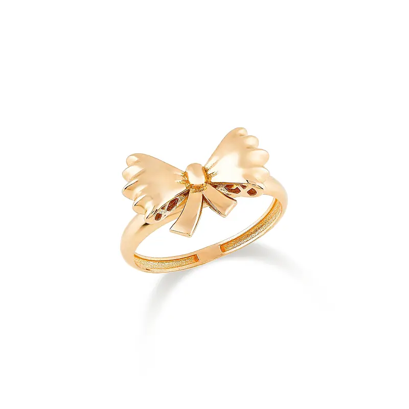 a0af556915b7e0b5bd7c05ab852ca796 انگشتر زنانه طلا طرح پاپیون کد MT۸۳۱ - Image 1