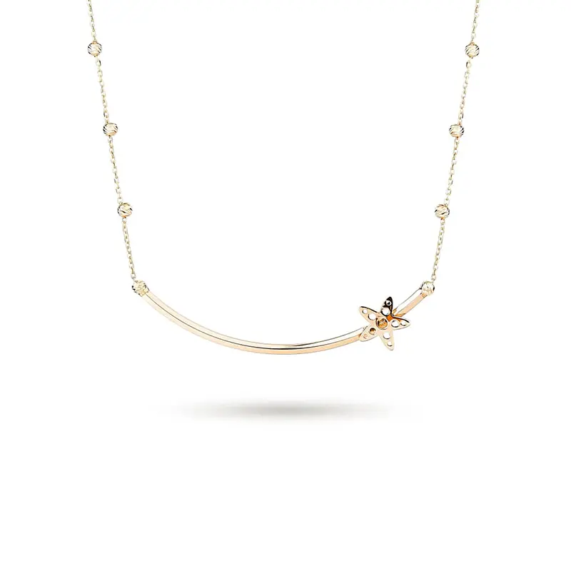 a4108dd34d84f76576ce8dd108bef578 گردنبند زنانه طلا طرح ستاره کد MT۱۰۸۸ - Image 1