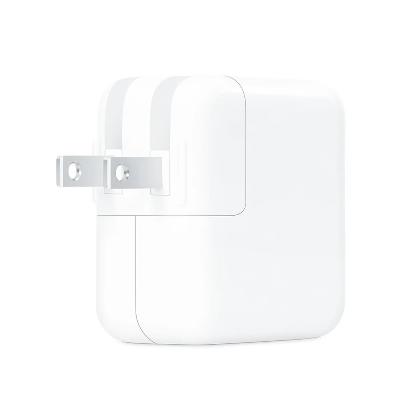 e2c25a67-c476-4b78-ba45-65c5892e3408 شارژر برند اپل مدل ۳۵ وات اورجینال دو پورت تایپ C - رنگ سفید - Image 1