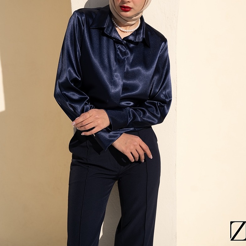 f99987b02472a8fd36389c2d488f09a2 شومیز ساتن فلورا - Image 1