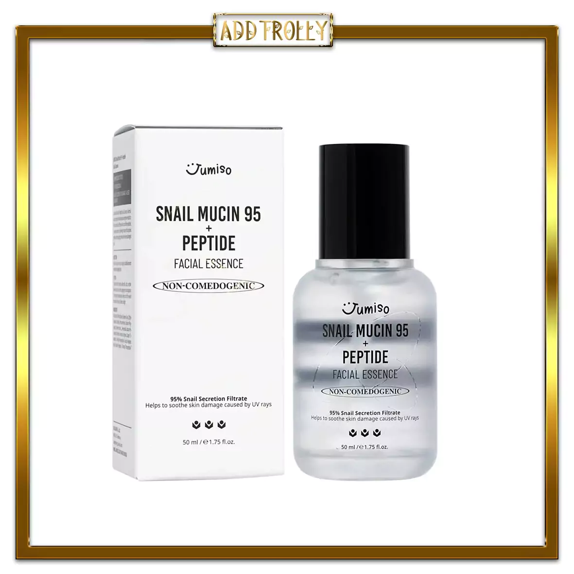 jumiso-snail-mucin-95-peptide-facial-essenc-50ml اسنس آبرسان حلزون جومیسو - Image 1