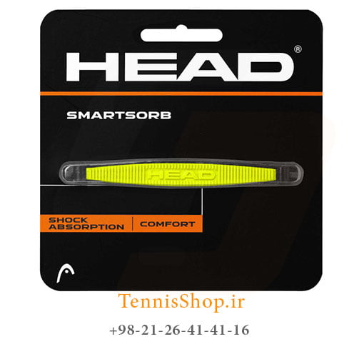 ضربه-گیر-راکت-تنیس-مدل-Smartsorb-برند-Head-رنگ-فسفری ضربه گیر راکت تنیس هد مدل Smartsorb رنگ زرد فسفری - Image 1